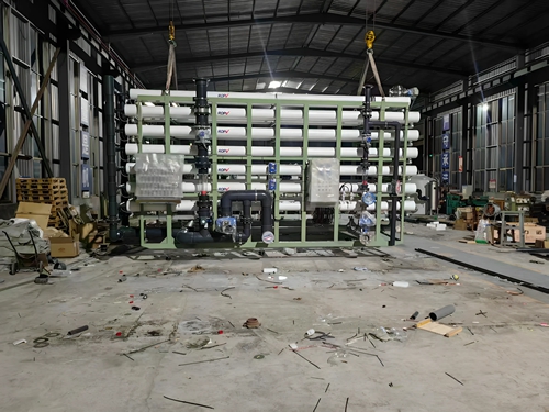 10.20某化工企業200T/H除鹽水設備發貨